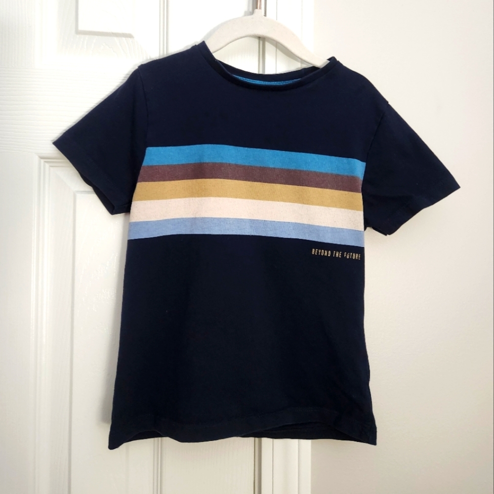 Denim & Flower Ricky Singh LIFE boys T Shirt 5/6 Short Sleeve Color Block